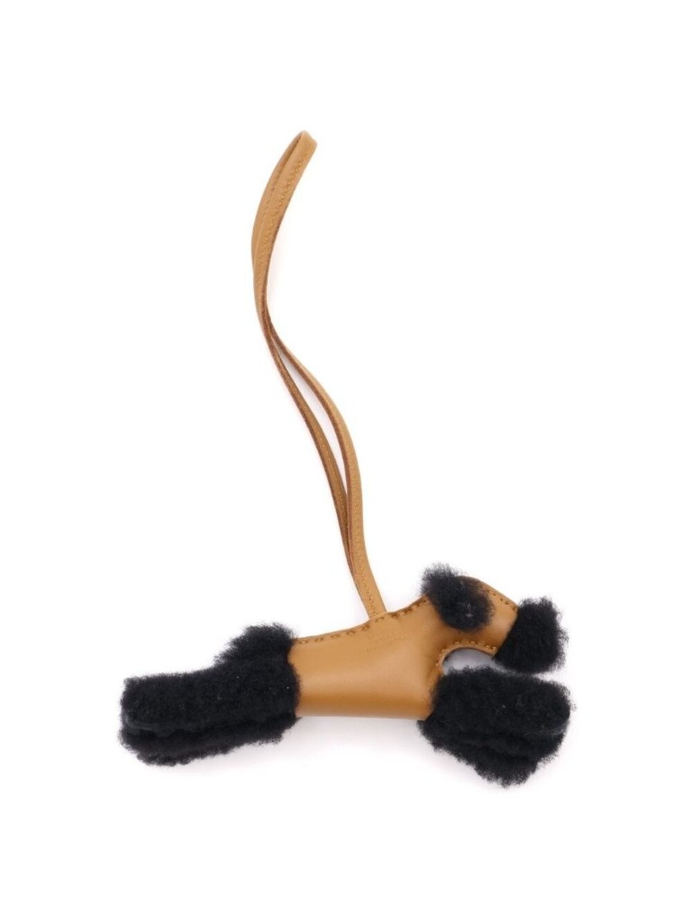 Hermes Buddy Charm Black Sesame Agneau Milo - Picture 2 of 6